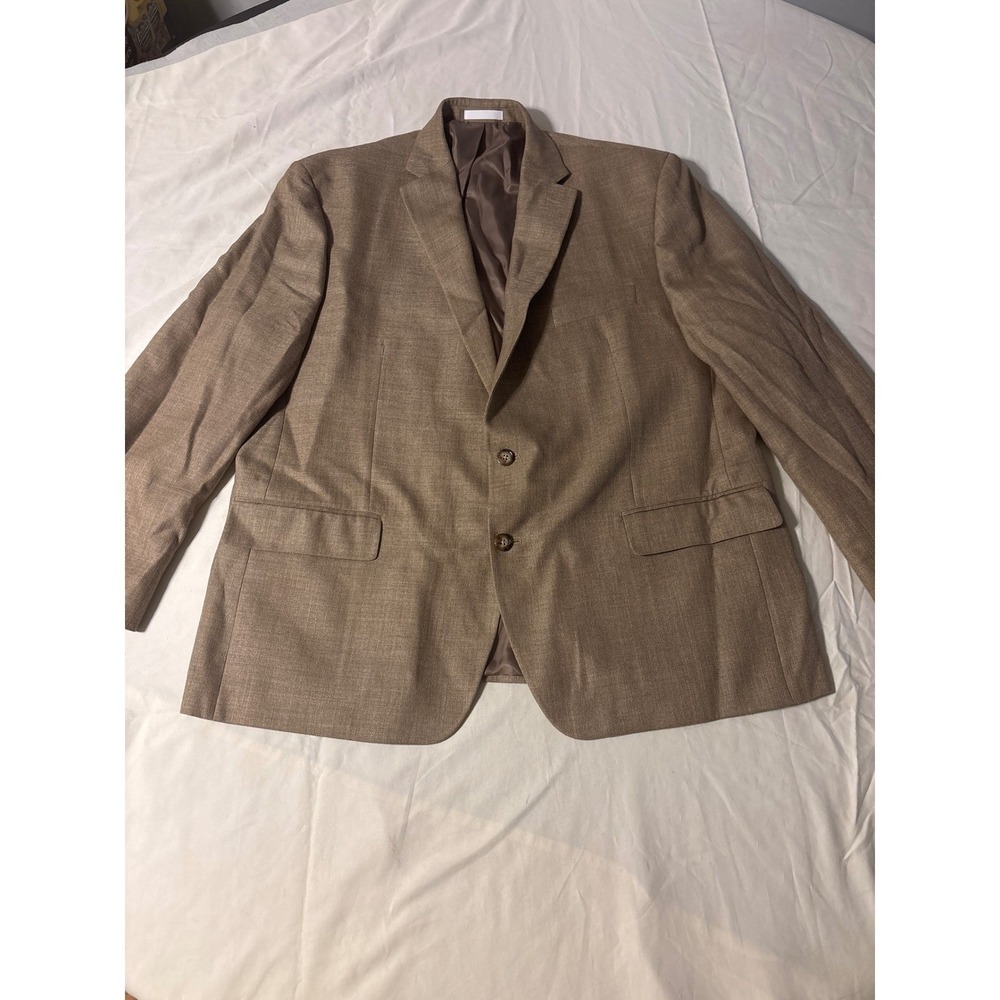 Lauren Ralph lauren  Blazer Mens Large Tan Brown Sport Coat sz 48R